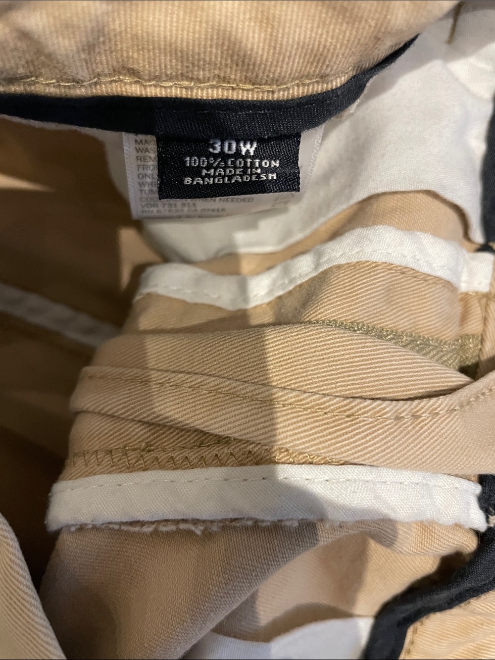 Nautica Men's Khaki Shorts - Picture 3 of 5